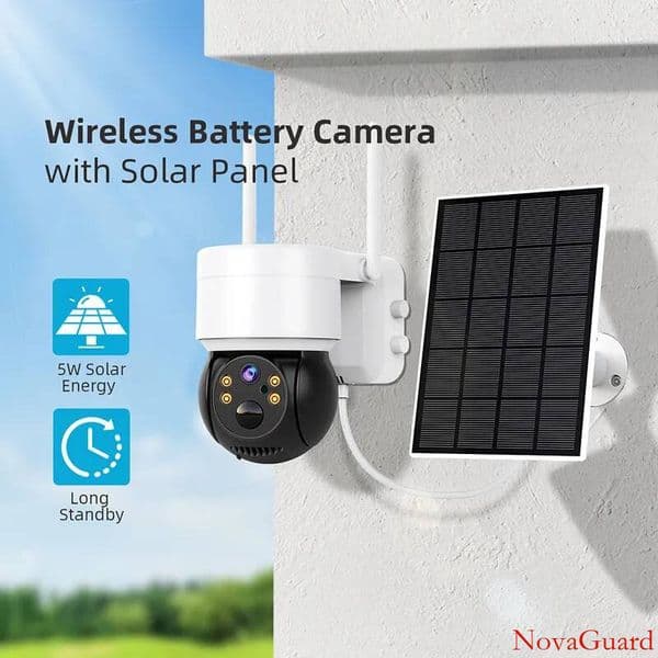 Q6 WiFi PTZ Outdoor Wireless battery Solar IP 2MP HD Video Surveillance Camera PIR Human Detection Long Time Standby iCsee APP