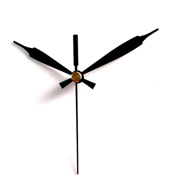 SKP Shaft Clock HandS 50# Quartz Clock Accessory DIY Black Short Metal Aluminum Material High Quality Kits
