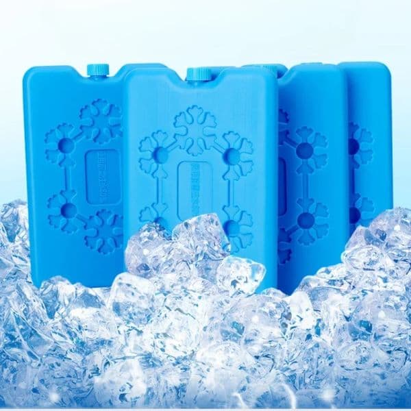 5pcs Ice Pack Bag Portable Water Injection Box Reusable Ice Pack for Lunch Boxes Slim & Long-Lasting for Fishing Camping Picnics