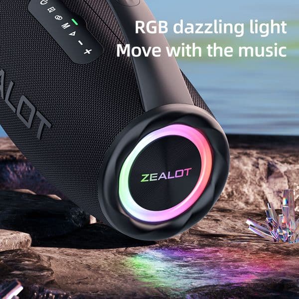 S97 Adventure-ready Audio Companion - Waterproof Portable Bluetooth Speakers with High-Fidelity Stereophonic Sound System