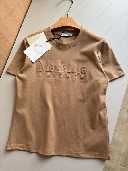 Maxmaraes Designer Women T Shirts maxmaraness Fashion Women Luxury Clothes With Letters Casual Summer Short Sleeve Woman Clothing S-XL