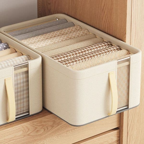 Thickened Pull-out Storage Box Foldable Home Cabinet Divider Drawer Clothes Storage Box Drawer Organizer Closet Organizer
