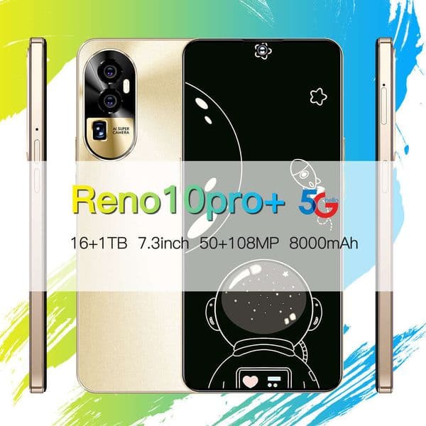 A2 I15 I16 5G Reno10pro+4G New Smartphone Android 3+32GB Overseas Cheap Price