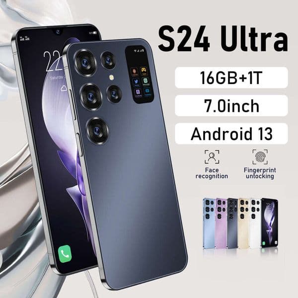 I15 I16 5G Hot-Selling Smartphone S24 Ultra Android Phone 7.3inch Large Screen 16+1T Shopee OZON