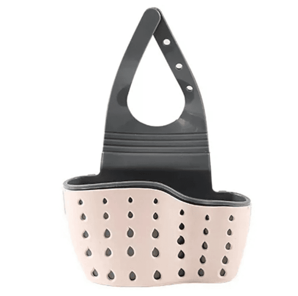 Kitchen Sink Storage Drain Basket Cleaning Sponge Draining Holder Rack Kitchen Hanging Sink Drains Storage Tools Sink Holders