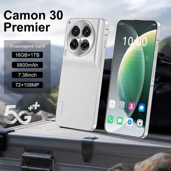 A2 I15 I16 5G New Camon30 Phone 16+1T Android 7.3 Large Screen Smartphone