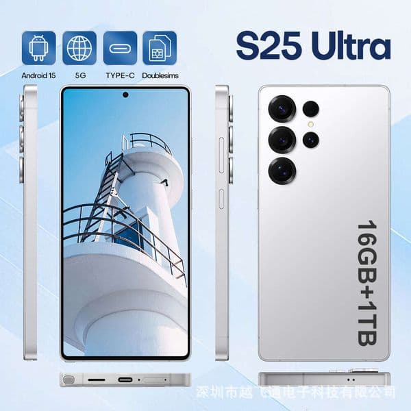 I15 I16 5G Hot Product TK S25 Ultra Android Smartphone 16+512G Original Price