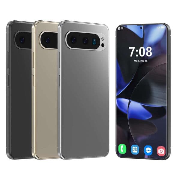 A2 I15 I16 5G Pixel 9 Pro XL Android Smartphone 6.8inch HD Screen 2GB+16GB