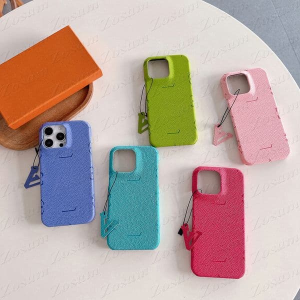 Luxury Flower Letter Emboss Phone Case for iPhone 17 Air 16 15 14 13 Mini 12 11 Pro Max X Xs Xr 8 Plus Hard Coque Designer Cover Samsung S26 S25 S24 S23 S22 S21 S20 Ultra Note 20