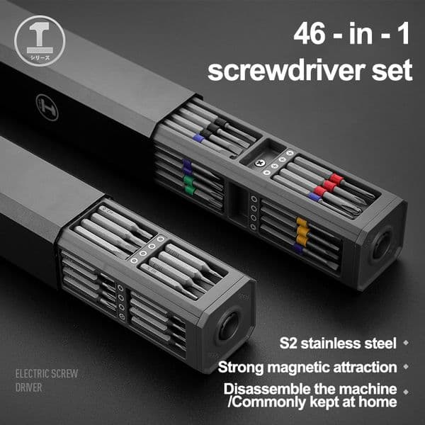GREENERY Screwdriver Kit 30 40 44 Precision Magnetic Dismountable Screw Driver Set Mini Tool Case for Smart Home Phone Repair