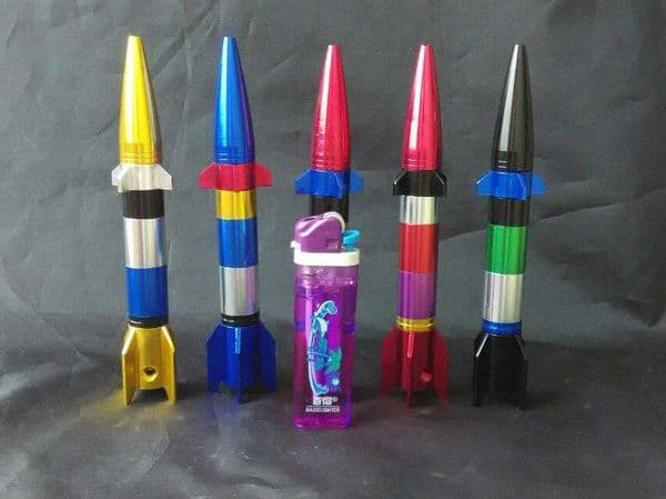 Metal rocket Wholesale Bongs Oil Burner Pipes Water Pipes Glass Pipe Oil Rigs