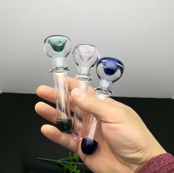 Single glazing smoker Glass bongs Oil Burner Glass Water Pipe Smoking Rigs