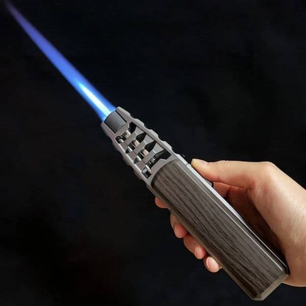 Jobon Kitchen BBQ Metal Windproof Cigar Big Jet Flames Turbo Torch Fire Grinding Wheel Lighter Gas Lighters Men's Gift