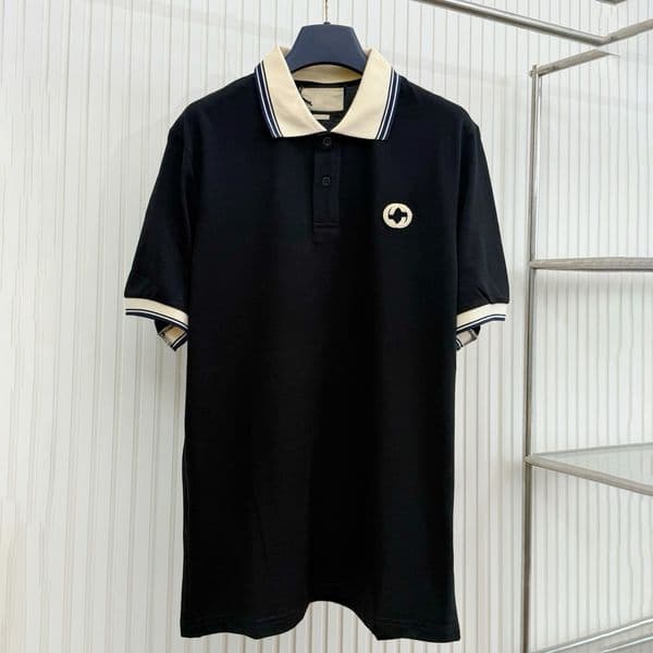 High quality designer men's polo shirts, fashionable letter lapel polo shirts, casual street T-shirts, classic short sleeved tops for spring and summer