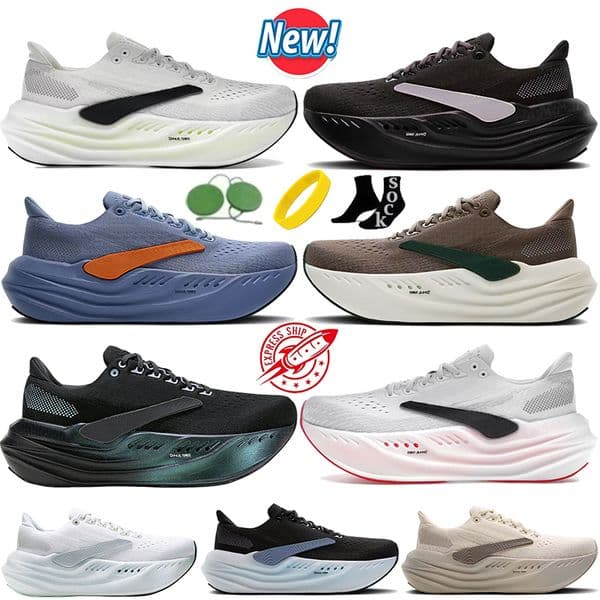 New Designer Breathable Running Shoes Men Women Glycerin Max Sneakers Grey Black Nightlife Country Blue Sky Orange Falcon Green Mens Womens Outdoor Sports Trainers