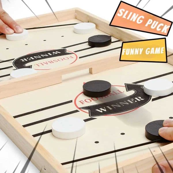 Fast Sling Puck Board Game Table Hockey Foosball Winner Party Family Interactive Toys For Children Adult Desktop Battle Gifts X250715
