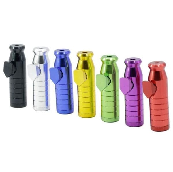 New 5CM color aluminium alloy mini-small bullet threaded pipe