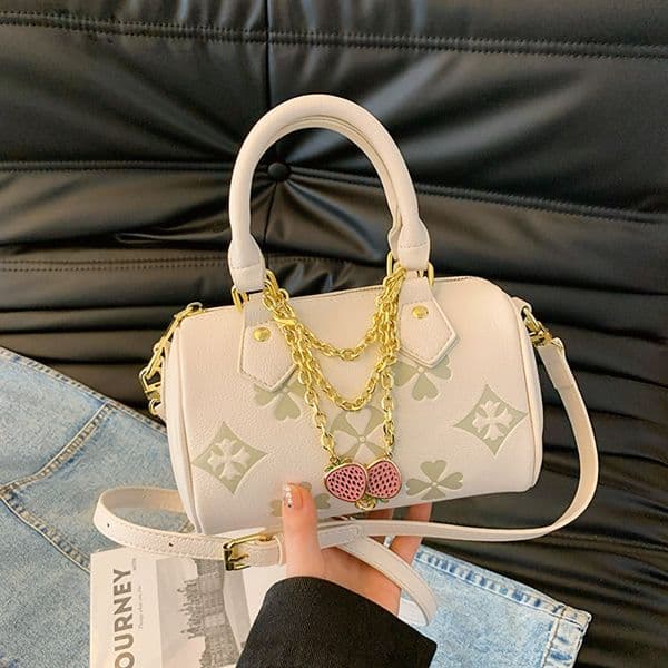 Summer new Luxury women s shoulder crossbody bag with embossed print handbag Korean style new fashion crossbody bag new designer bag