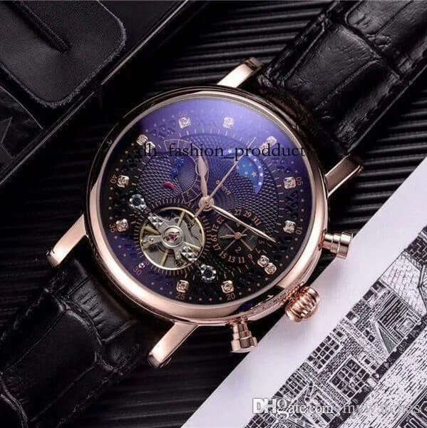 Peatk Phillpie watch Patekedity designer luxury Pateckity mens watches mechanical automatic Genuine Leather strap diamond day-date Moon Phase movement bd3