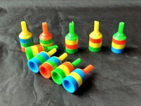Plastic three-layer filter core Bongs Oil Burner Pipes Water Pipes Glass Pipe Rigs Smoking