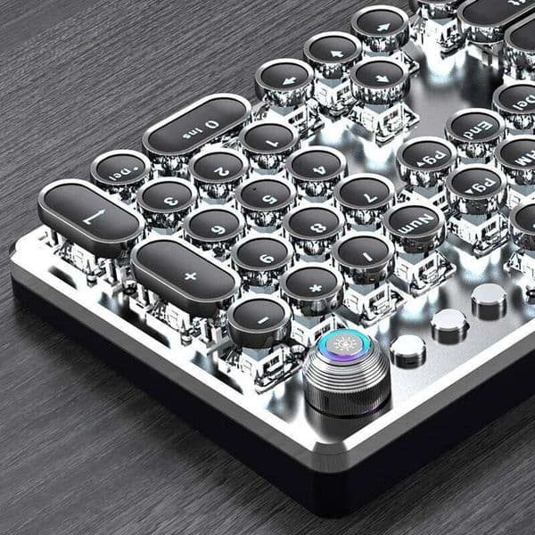 Retro Punk Gaming Wired Mechanical Keyboard Backlit Keyboard Computer E-Sports Peripherals For Desktop Gaming keyboards