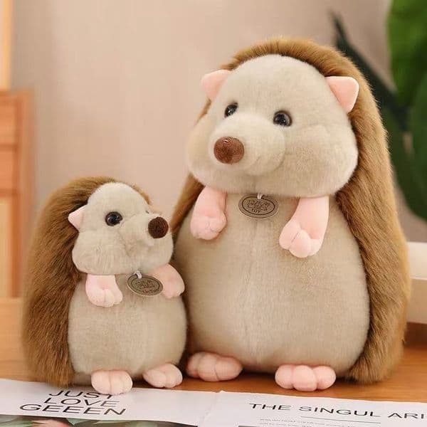 In stock wholesale high quality small hedgehog doll cute animal healing doll plush toy plush