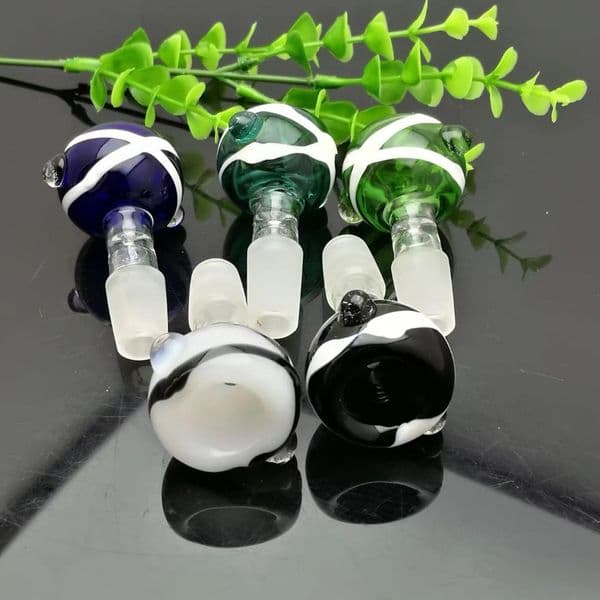 Smoke Pipes Hookah Bong Glass Rig Oil Water Bongs Colored glass bubble head