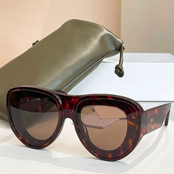 Designer New Womens Mens Lenses 40170U Retro Tortoiseshell Color Pilot Shaped Sunglasses Nylon a Front Lens Construction Daily Protection