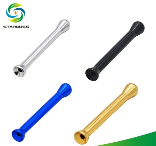 Smoking Pipe New aluminum alloy toilet suction filter pipe mini metal snuff set bottle