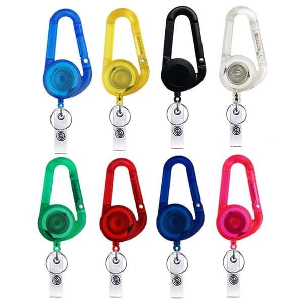 6 Color Creative Retractable Nurse Badge Reel Clip Badge Holder Students Id Card Holder Keychain High Quality LX4686