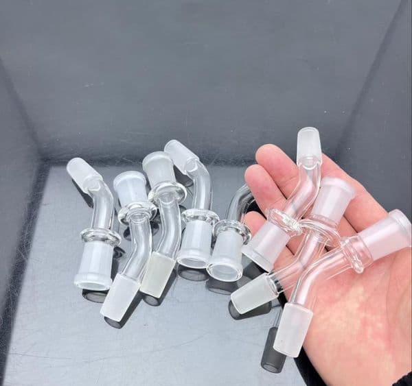 Glass Pipes Smoking Manufacture Hand-blown hookah Classic dual purpose glass cigarette holder adapter 14mm