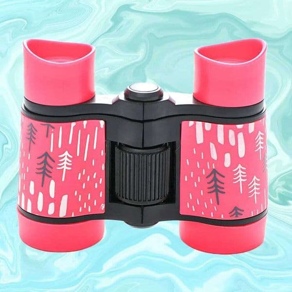 Adorable Children Telescope Printed Non-Slip Nature Watching For Kids (Random Color)