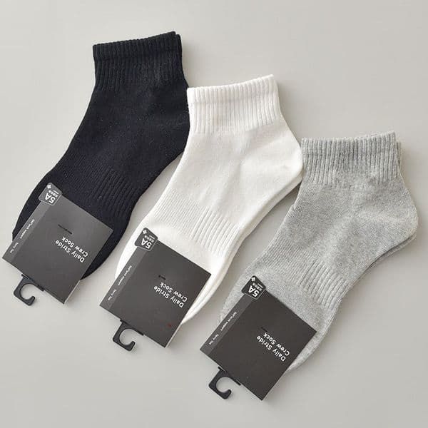 L912 Women Men Ankle Short Socks With Tags Fashion Yoga Sports High Sock 3 5 pairs Lot Black Grey White with Embroidery letters