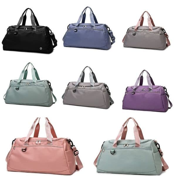 9907 Unisex Yoga Handbags Travel Duffel Bag Shoulder Bags Waterproof Gym Fitness Exercise Cross Body Bags Dry and Wet Separation Stuff Sacks