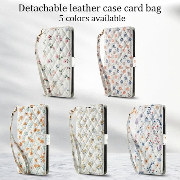 Summer Flower PU Leather Wallet Cases For Iphone 17 Air 16E 16 Pro Max 15 Plus 14 13 12 11 X XS 8 7 6 Iphone17 Cover Magnetic Flip Holder Credit ID Card Slot
