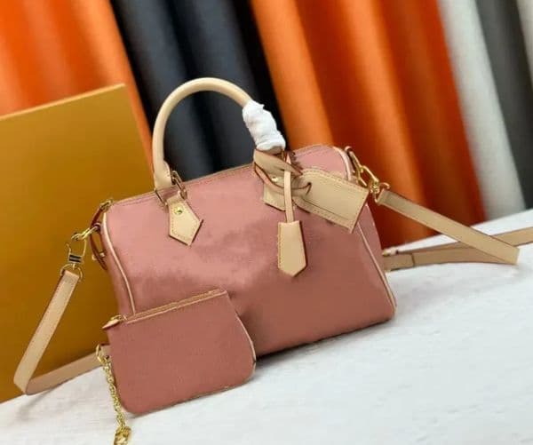 A Army Green High Quality Pillow Boston Designer Handbags Purses Spedys P Shoulder Handbag Canvas Leather Crossbody Bag Women handbag tote bags cm