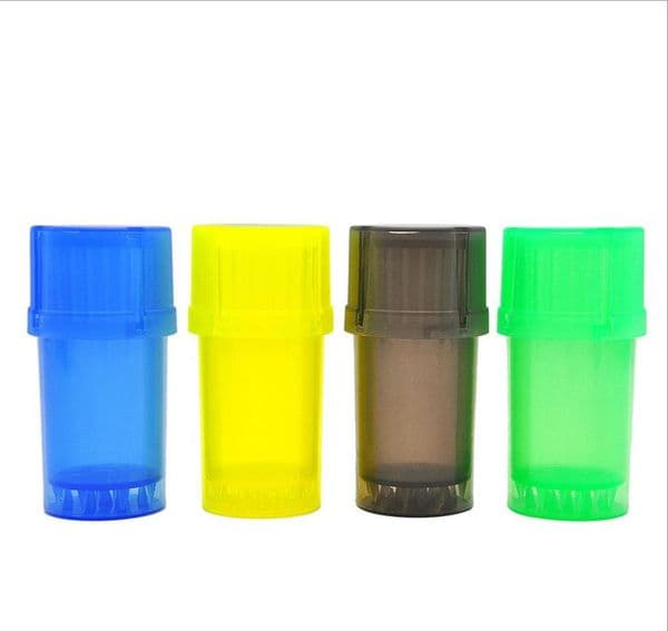 Smoking Pipes New plastic storage device with smoke grinder