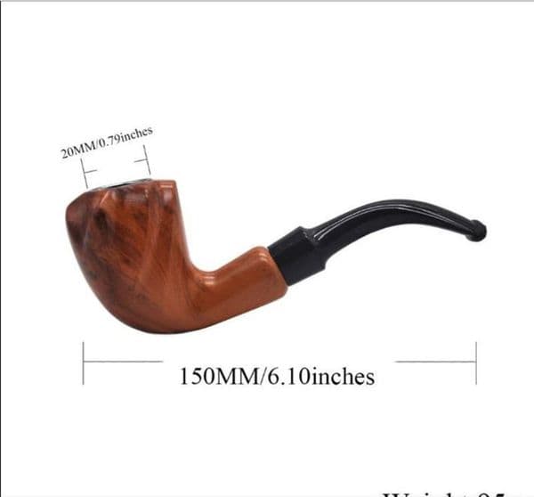 Hot selling new creative wooden pipe portable detachable wooden pipe cigarette holder