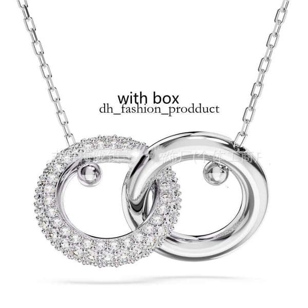 Luxury swarovs Jewelry Designer Necklace Women's Necklace Swan Inlaid Zircon Paired with Designer Bag European and American Ins Style Shl b51