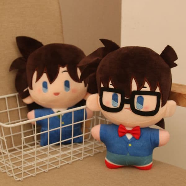 Super cute and trendy Conan series plush toy dolls for children's birthday gifts