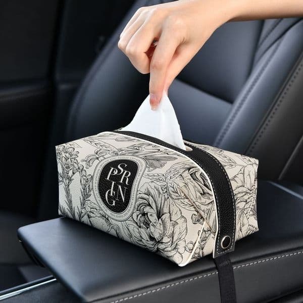 Designer Tissue Box Designer Luxury Hotel Leather Box Modern Napkin Holder For Home Dining paper Table holder & Living Room - Simple Stylish Paper Tissue Storag