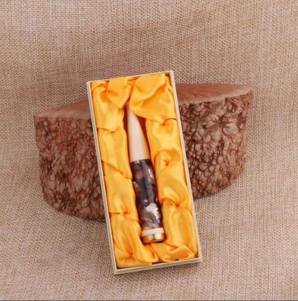 Real brand black butterfly shellfish removable double filter cigarette holder high-grade gift box circular health care tobacco wholesale