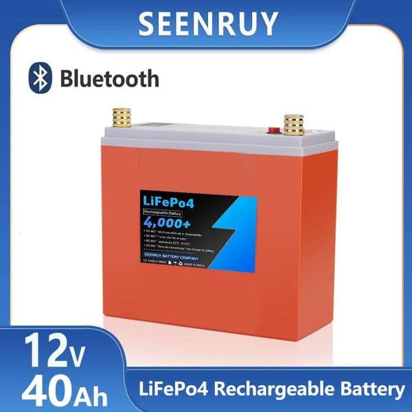 12v Lifepo4 Lithium 40ah Rechargeable Battery Pack With BMS be suited to Outdoor Camping Car refrigerator