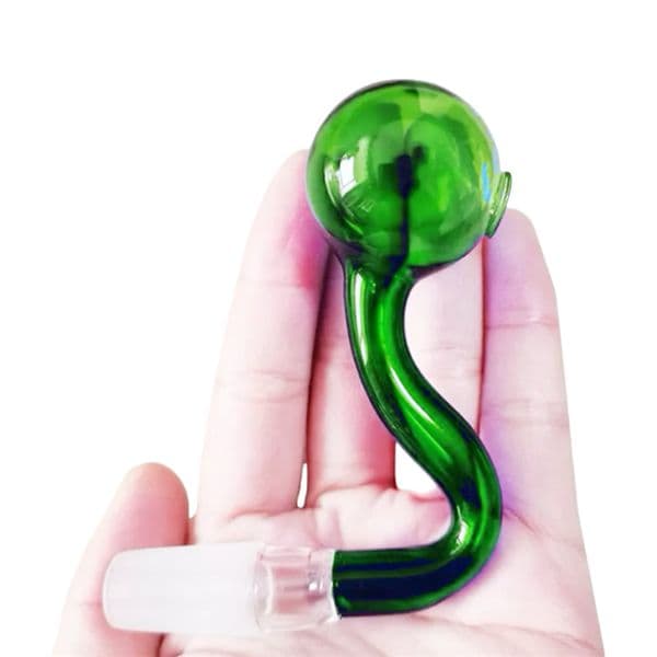 Pyrex Oil Burner pipe glass smoking pipes mixed 10mm 14mm Male Joint 30mm ball For Water Pipes Bong bowl wholesale
