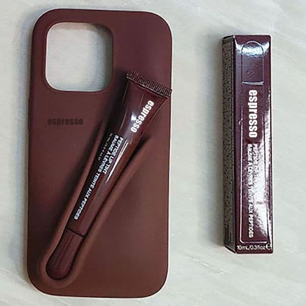 Designer Lip Gloss Phone Case Compatible with Apple iPhone 17 16 15 14 13 12 Protective 3D Silicone Cosmetic Holder Luxury Back Cover Lightweight Coque Funda