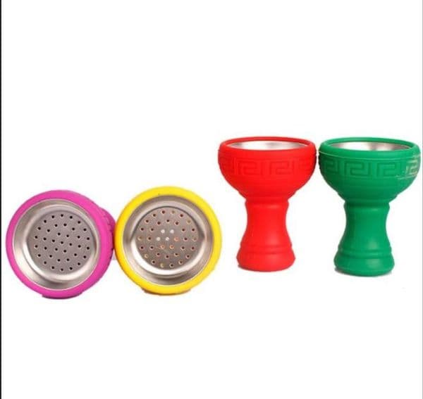 Porous plastic cigarette bowl, stainless steel cigarette pot, pot and pan accessories