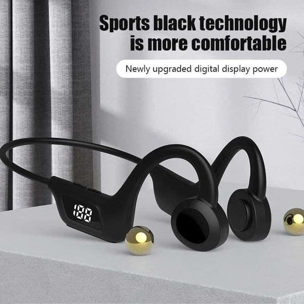 7 Wireless Ear-hook Open-type OWS Air Conduction Headphone LED Power Display Memory Card Insertable Earphones Earbud R250728
