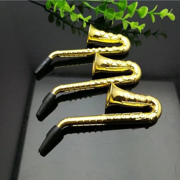 Smoking Pipes Trumpet metal pipe ,Wholesale Glass bongs Oil Burner Pipes Water Pipes Glass Pipe Oil