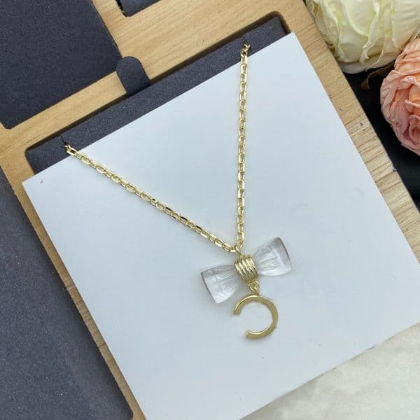 Luxury Designer Charm Womens Pendant Necklace Brand Crystal Necklace Choker Chain Necklace Birthday Wedding Jewelry Gift