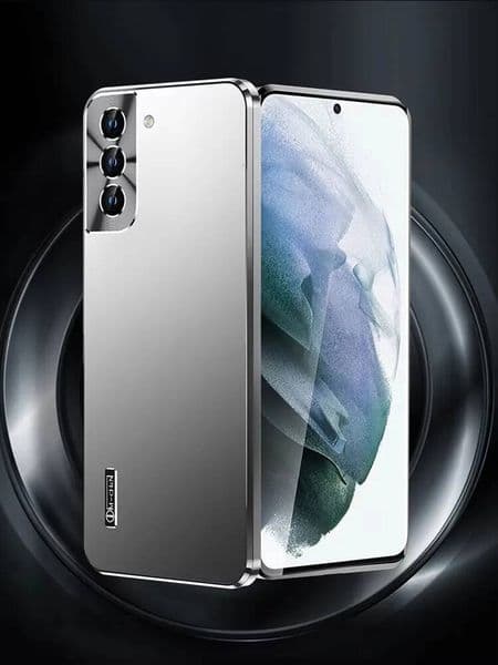 Fashion Magnetic Close Aluminum Metal Case For Samsung Galaxy S25 S23 S24 S21 S22 Ultra Strong Drop Proof Cover